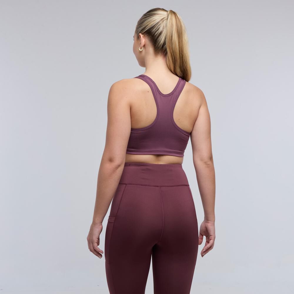 Peto Deportivo Liso Sin Mangas Cuello Escotado Mujer Wetland image number 3.0