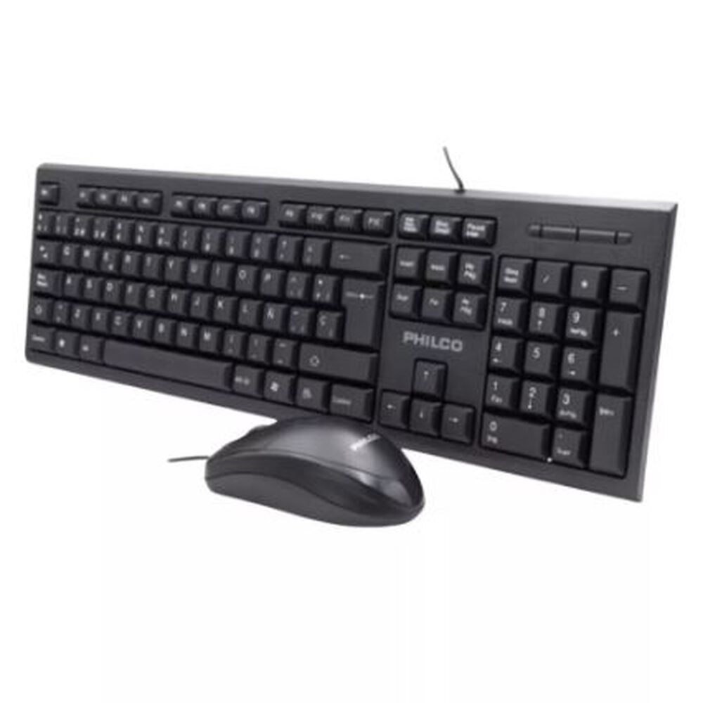 Kit Teclado Y Mouse Alambrico Philco K4500 (nuevo) image number 1.0