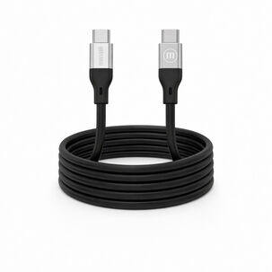 Cable Magn&eacute;tico 60w Usb C A Usb C Maxell 1.2 Metros Carga R&aacute;pida Negro