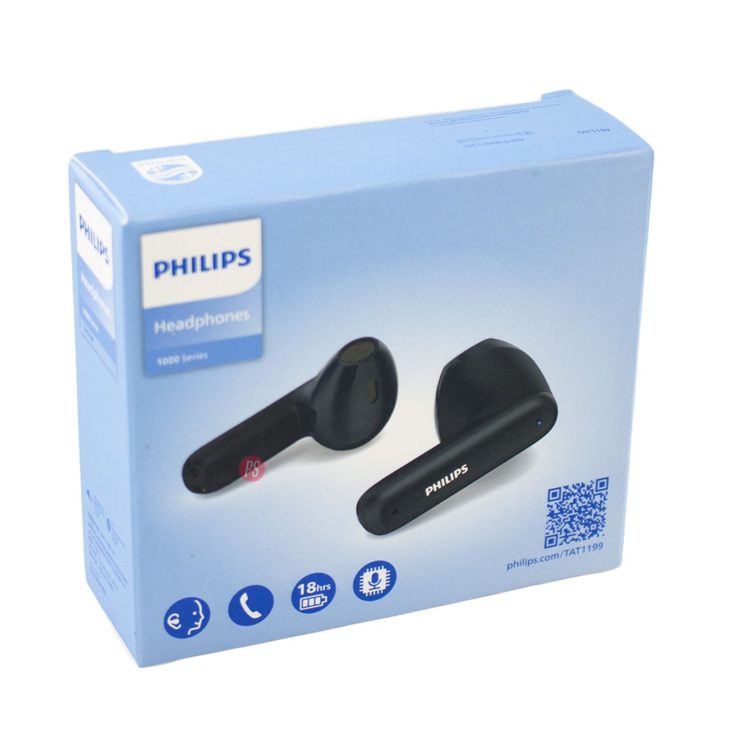 Aud&iacute;fonos Philips Serie 1000 Bluetooth Micr&oacute;fono Azul - Ps image number 3.0