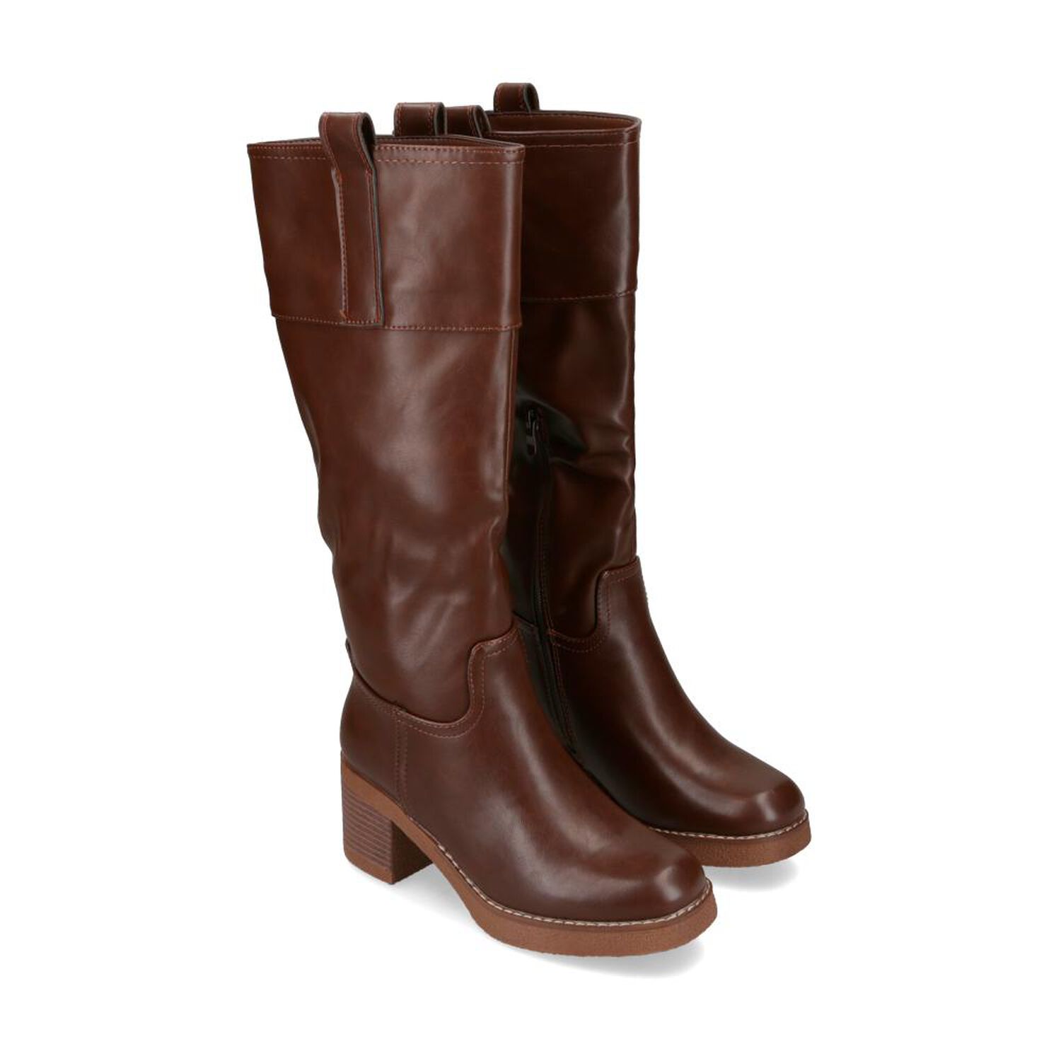 Bota Mujer Via Uno Brown image number 1.0