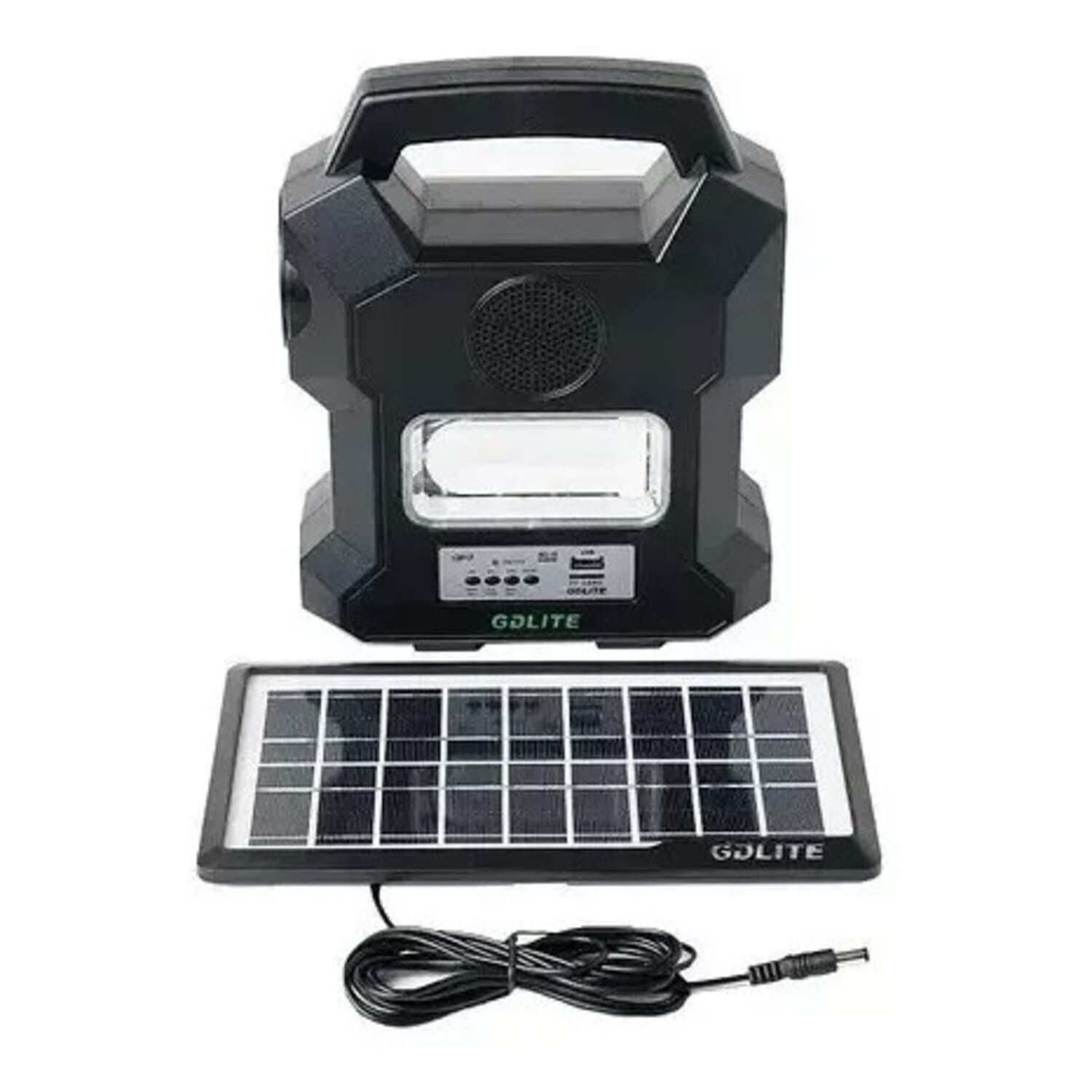 Linterna Kit Solar Port&aacute;til Camping Gdlite Mp3 Usb Gd-1000a Linterna image number 0.0