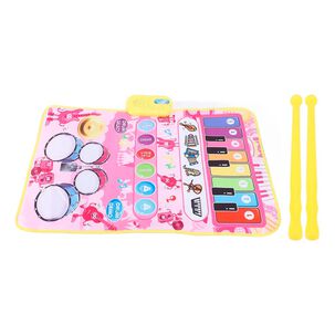 Alfombra Portátil Musical Piano Batería Para Niños