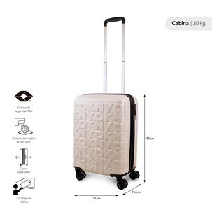 Maleta De Cabina Donna Karan Meghan 10k Beige Dkny