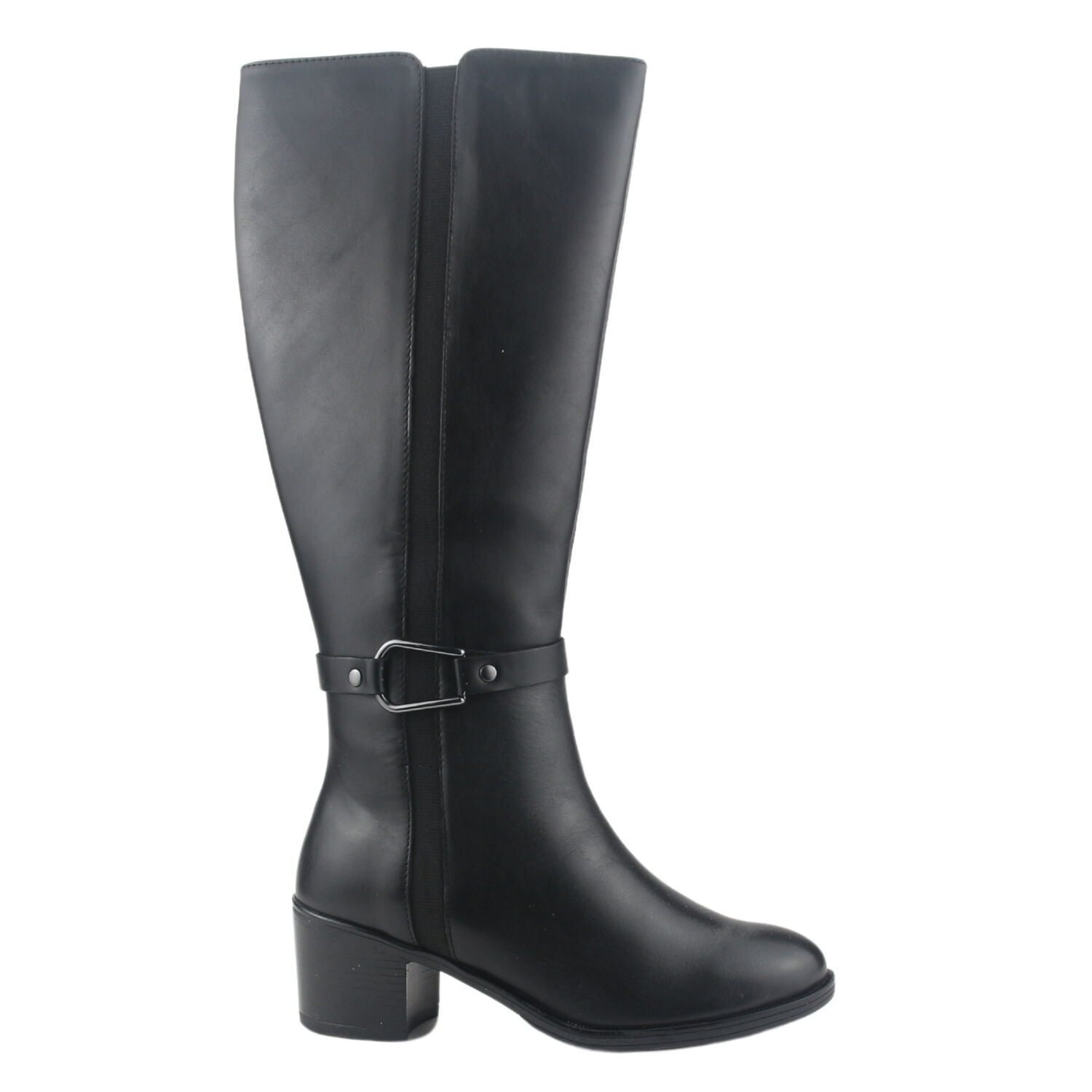 Bota De Cuero Chalada Mujer Palena-1 Negro Casual image number 0.0
