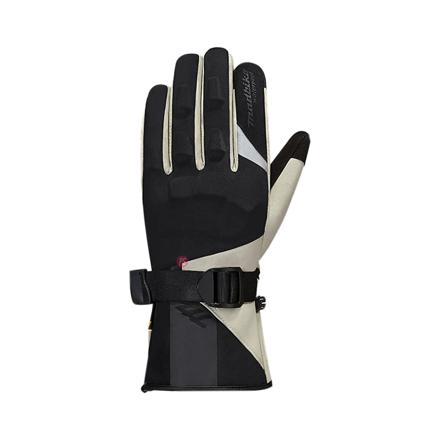 Guantes Para Moto T&eacute;rmicos Con Protecci&oacute;n Nudillos Beige - Ps image number 1.0