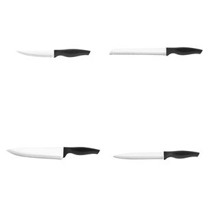Set 5 Cuchillos De Acero Inoxidable Con Taco Cross Brinox