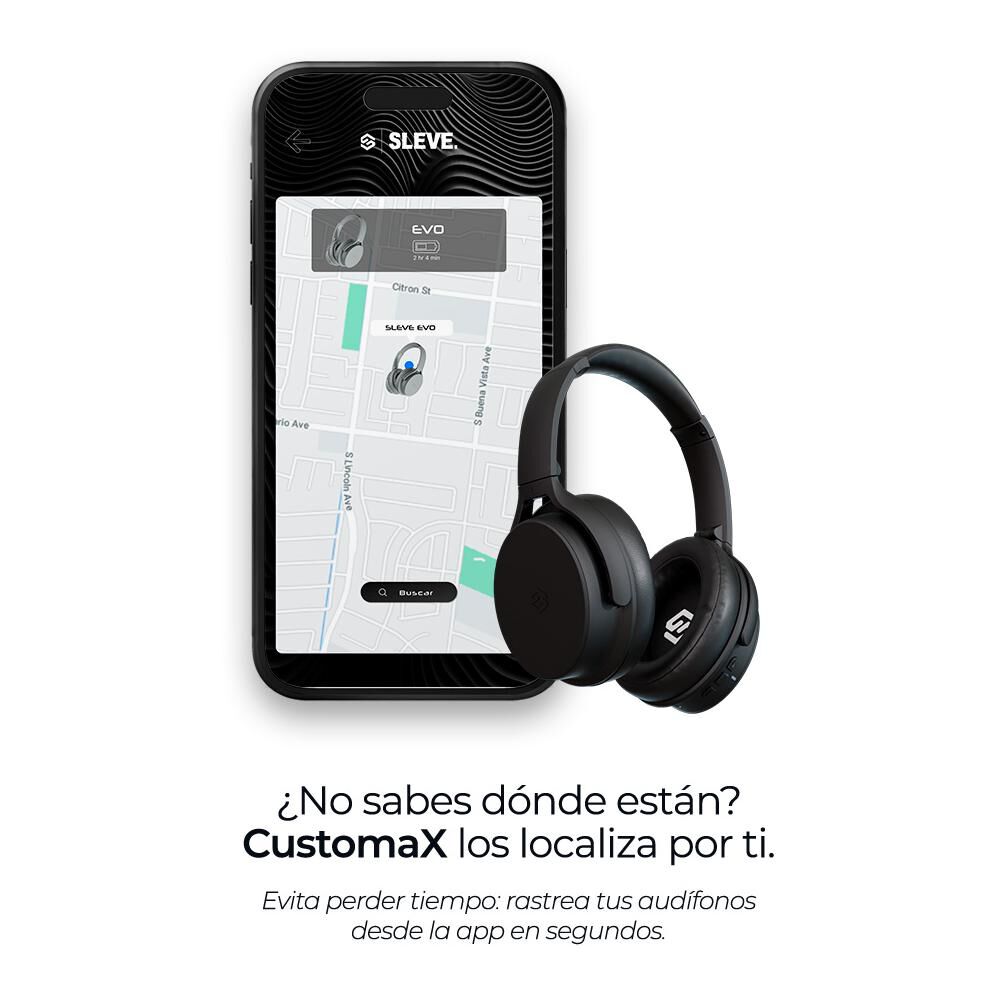 Audífonos Sleve Evo 2Gen Black image number 7.0