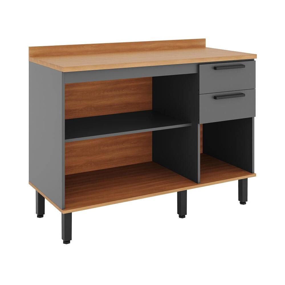 Mueble De Cocina Roca Base De Cocina Casta&ntilde;a Modular / 2 Puertas / 3 Cajones image number 5.0