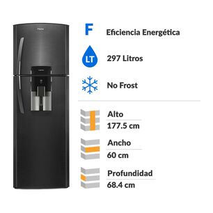 Refrigerador Top Freezer Mabe RMA300FXUC / No Frost / 297 Litros / F