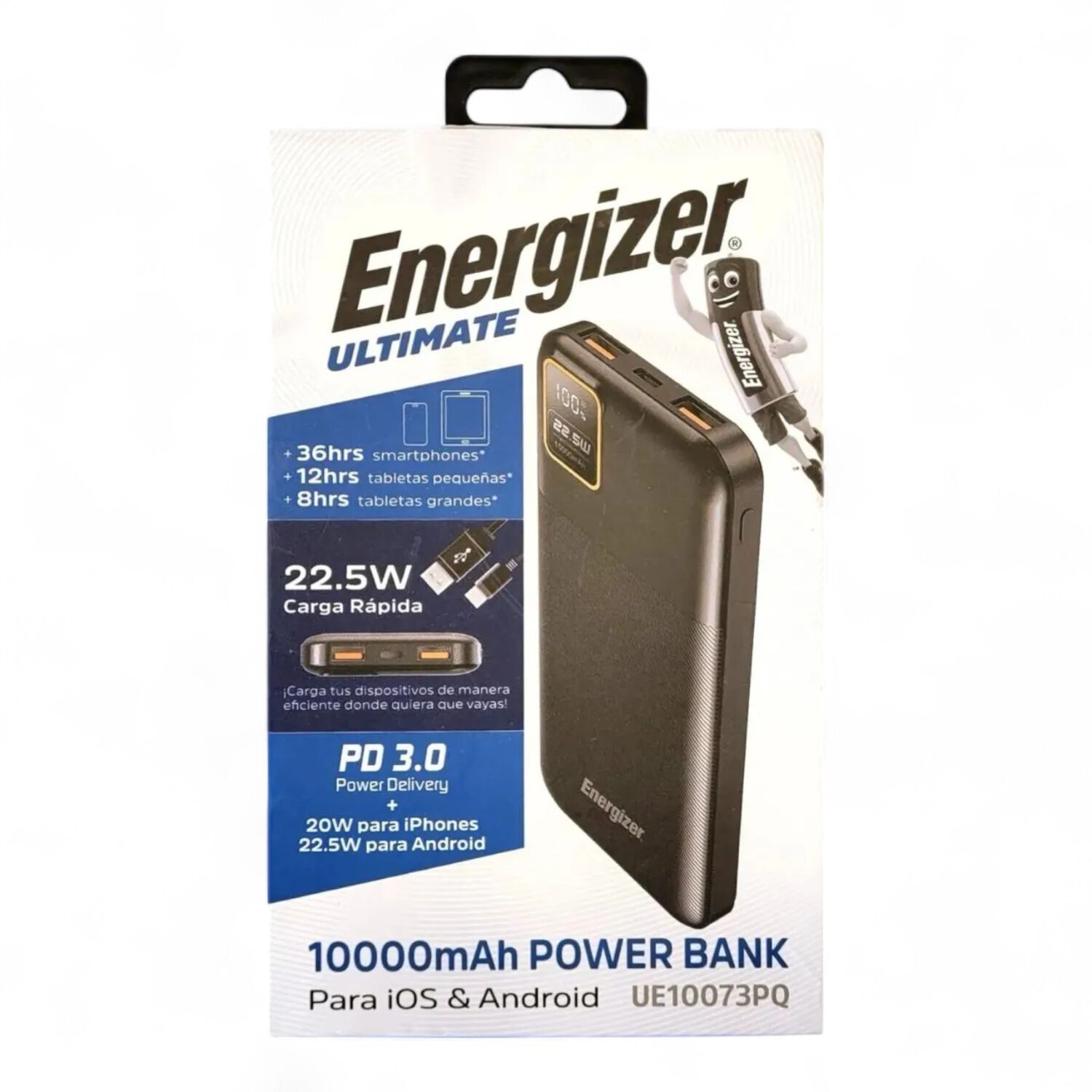 Powerbank Energizer Ultimate Display Led 10 Amp Multipuertos image number 7.0