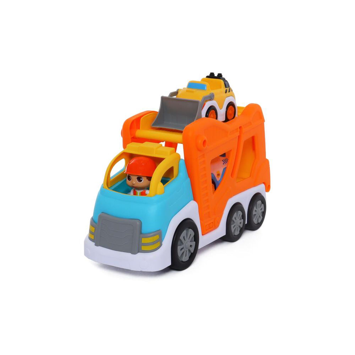 Transportador Con 2 Autos Y 1 Figura Happyline image number 2.0