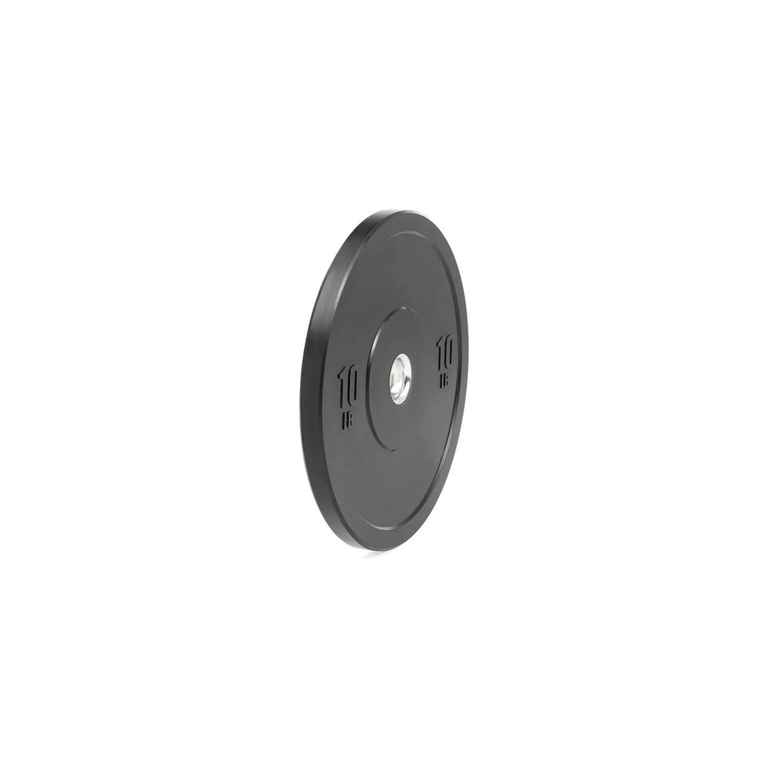 Par Discos Ol&iacute;mpicos Bumper 10 Lb (20 Lb Total) Negro image number 0.0