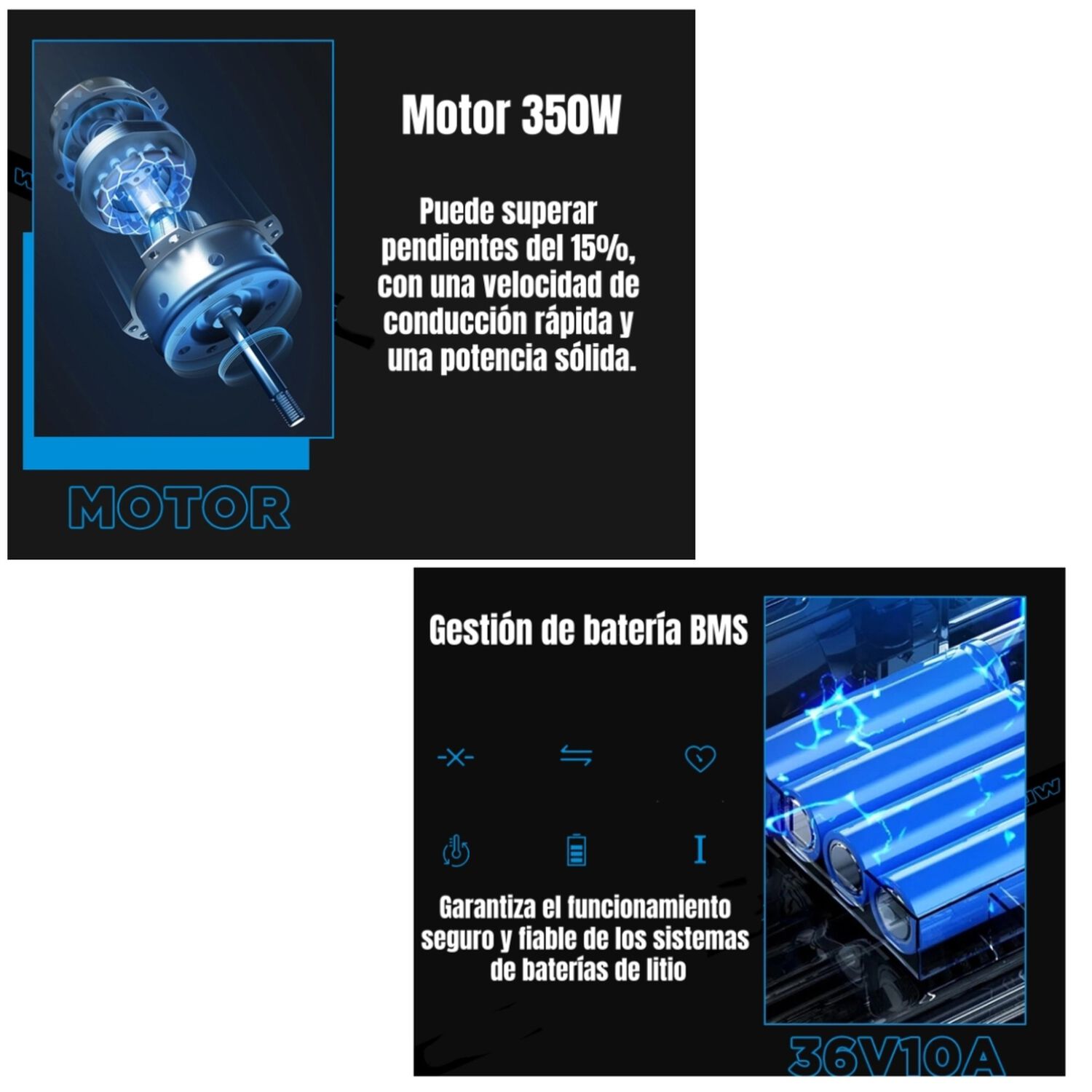 Scooter El&eacute;ctrico Aluminio Con App 30km 36v 350w E9pro image number 3.0