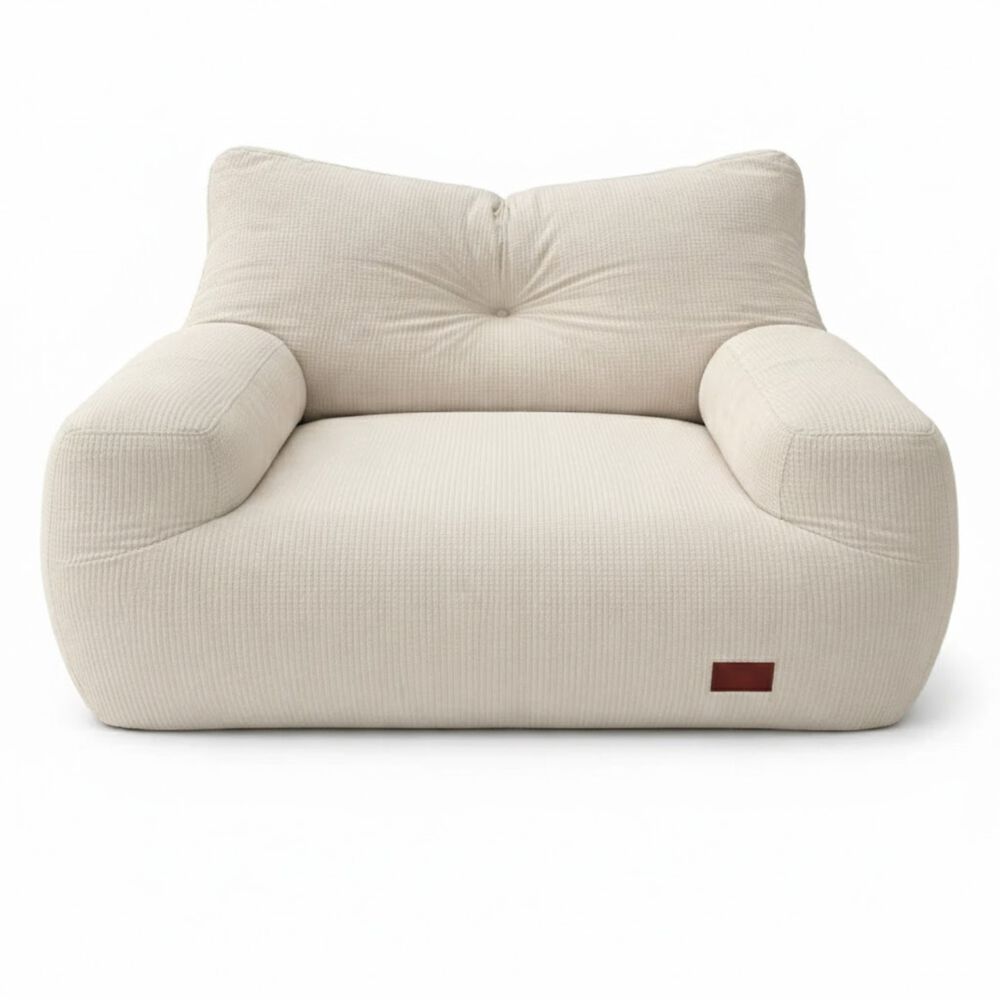 Puff Silla Sillon Individual Bajo 90x95 Espuma Acolchable image number 1.0