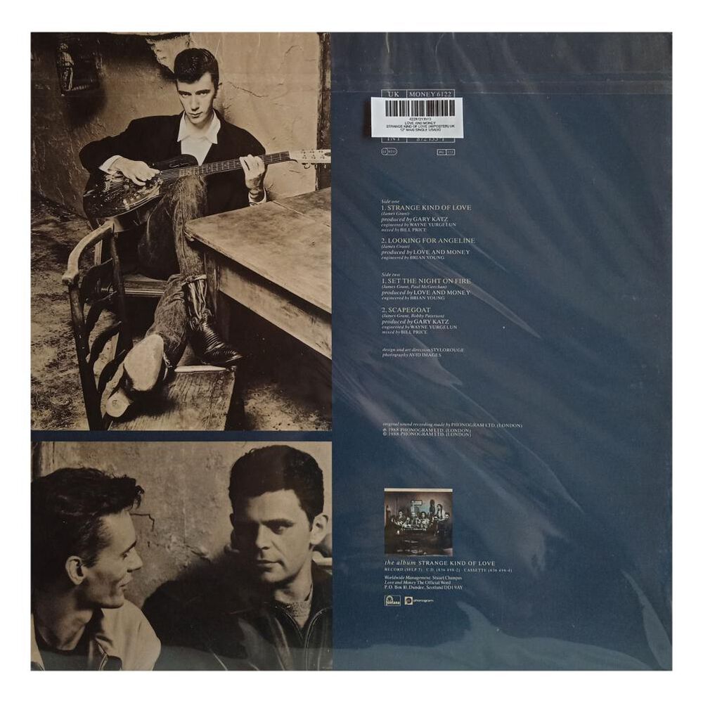 Love And Money - Strange Kind Of Love (w/poster) Uk | 12" Maxi Single Usado image number 1.0