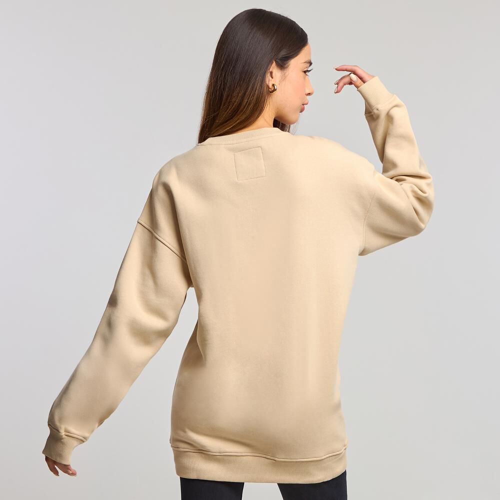 Poler&oacute;n Oversize Cuello Redondo Mujer Freedom image number 3.0