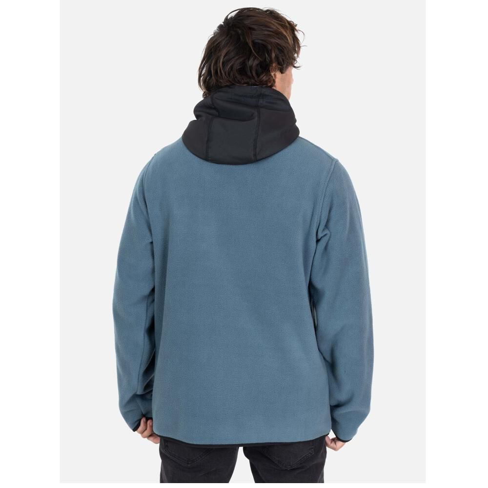 Polerón Liso Micropolar Cuello Alto Con Capucha Hombre Maui And Sons image number 2.0