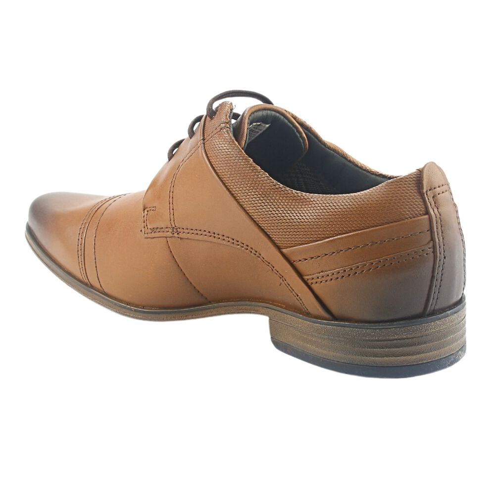Zapato Ferracini Hombre 6065 Derby Café Casual image number 3.0