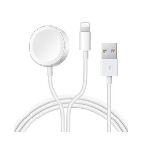Cargador De Celular Inalambrico 2 En 1 Usb Magnetico Y Compatible Iphone Y Iwatch Carga Rapida 3a 30w Smartphone Android Para Iphone