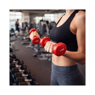 Mancuernas De Vinilo 1 Kg Par 2 Unidades Fitness