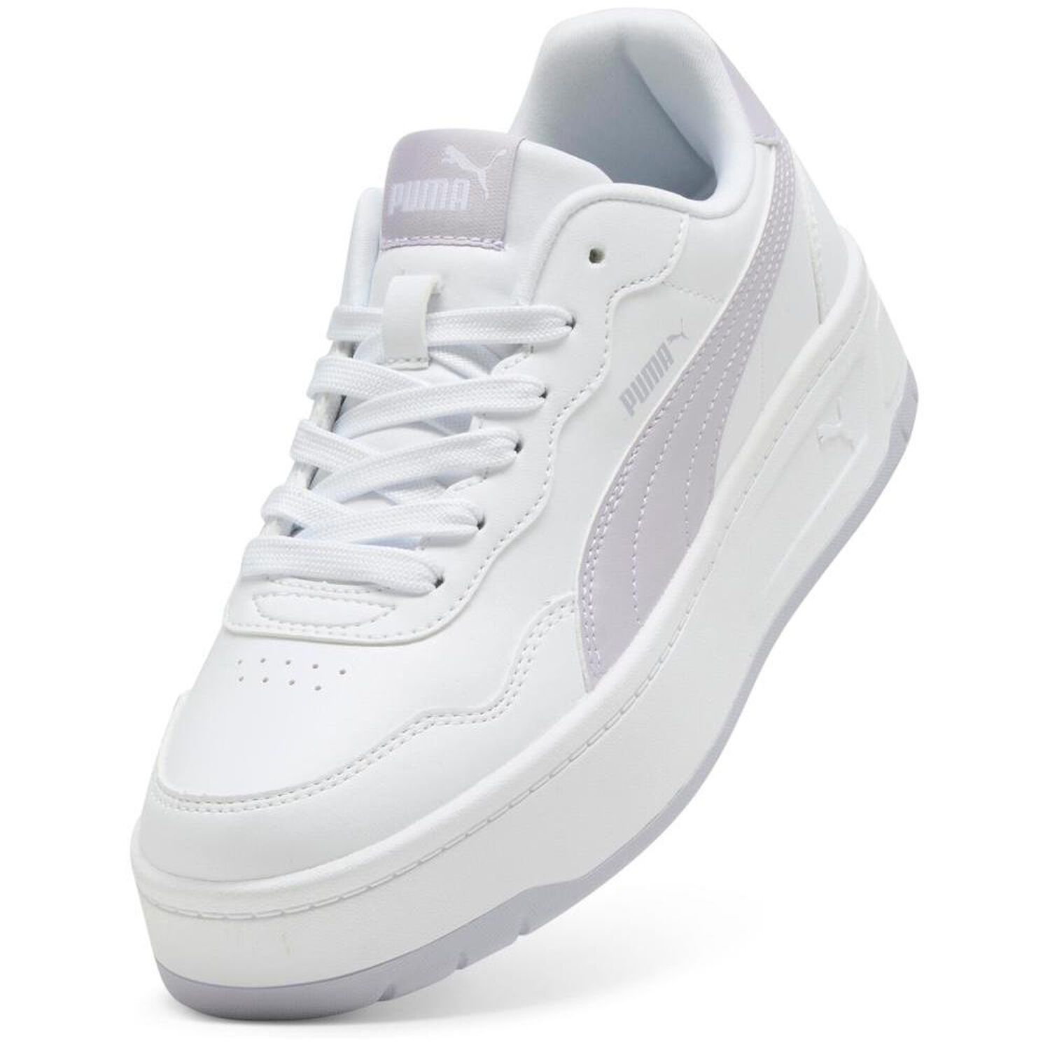 Zapatilla Puma Court Classic Mujer Blanco image number 5.0