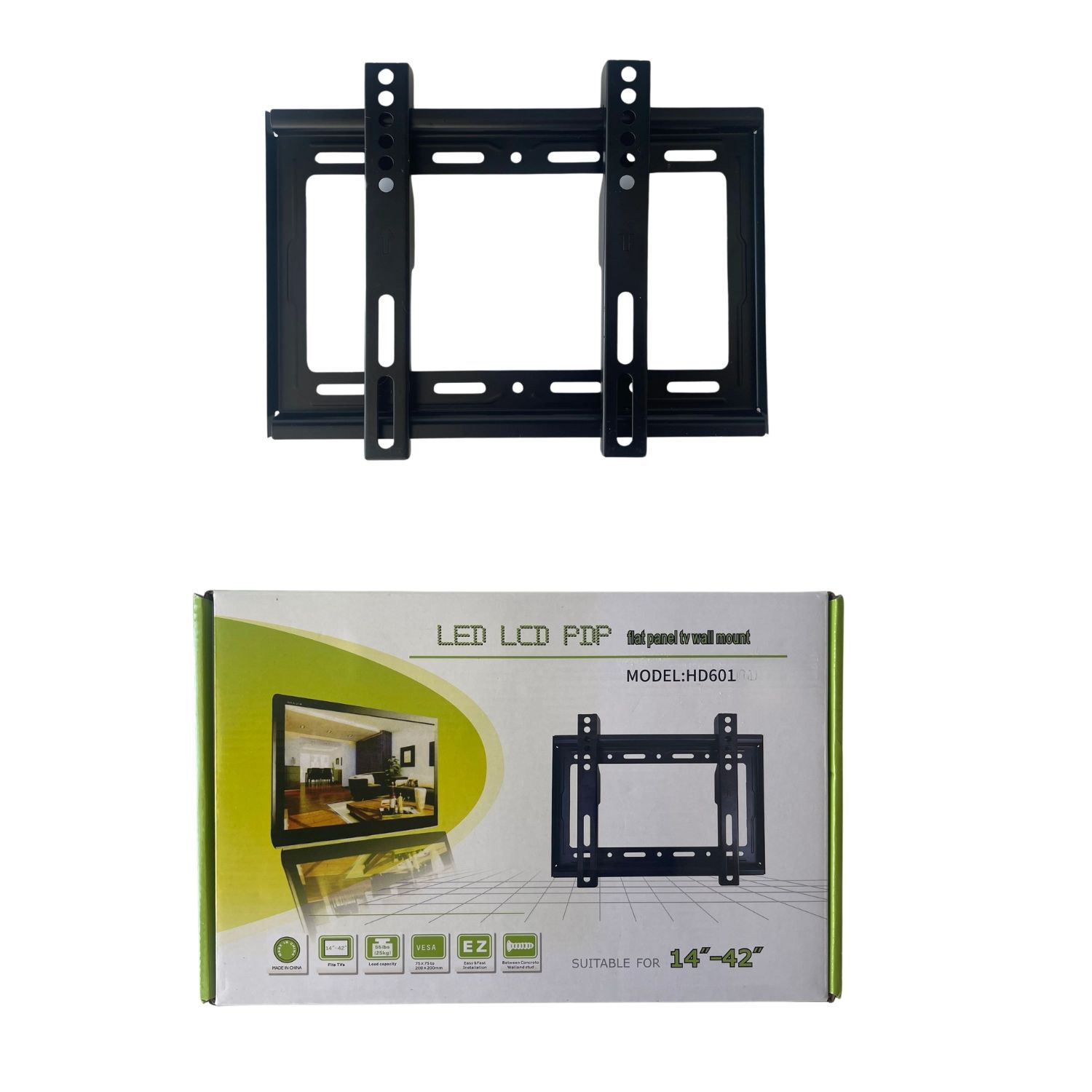 Soporte Tv Negro 14 A 42 Pulgadas Ajustable 28cm image number 3.0