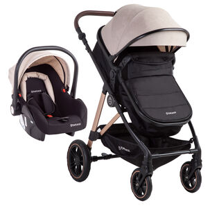 Coche Cuna Travel System Neo Beige Bebesit