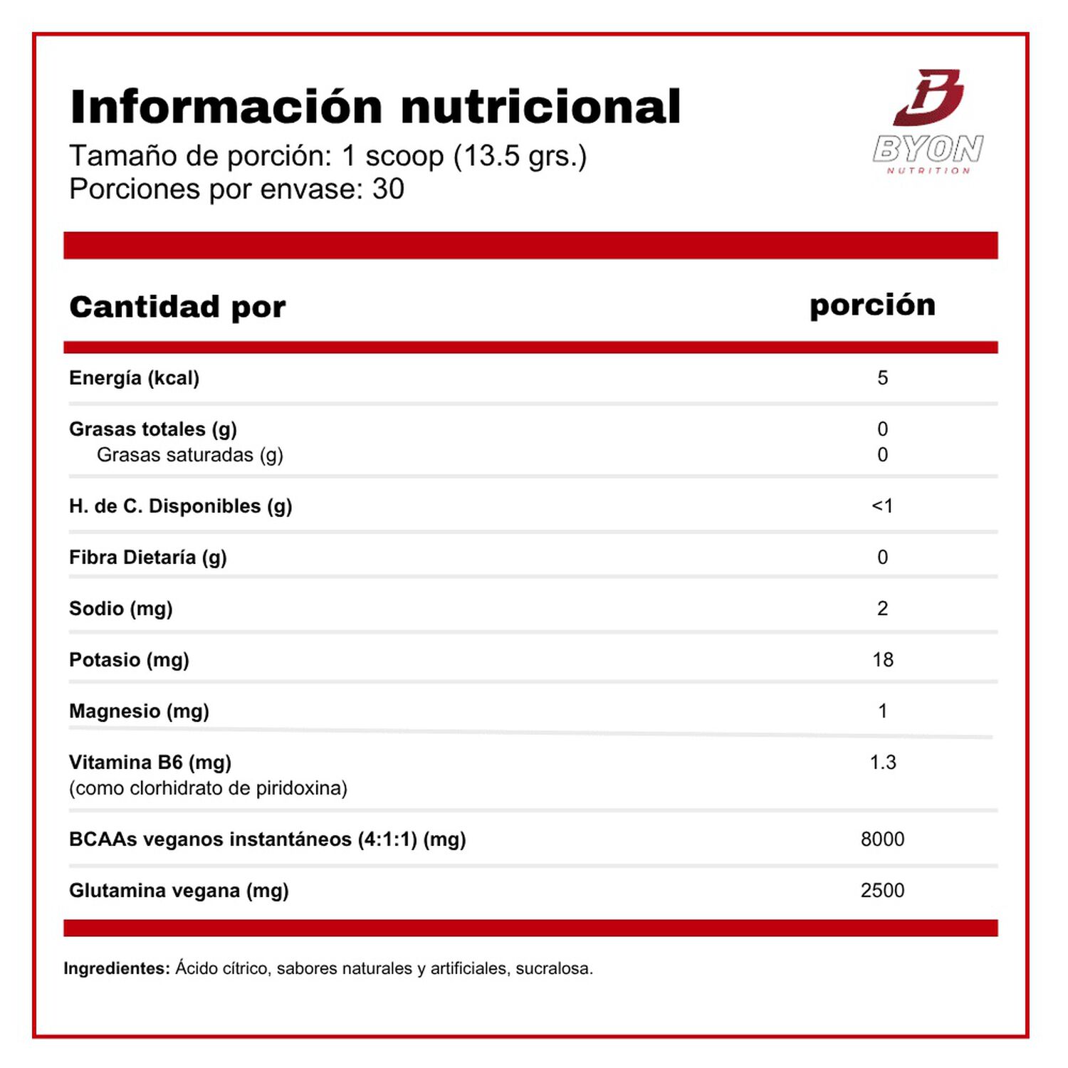 Bcaa Revolution 12:1:1 (30 Servicios) - Pi&ntilde;a image number 1.0