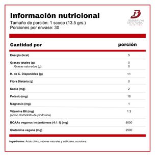 Bcaa Revolution 12:1:1 (30 Servicios) - Pi&ntilde;a