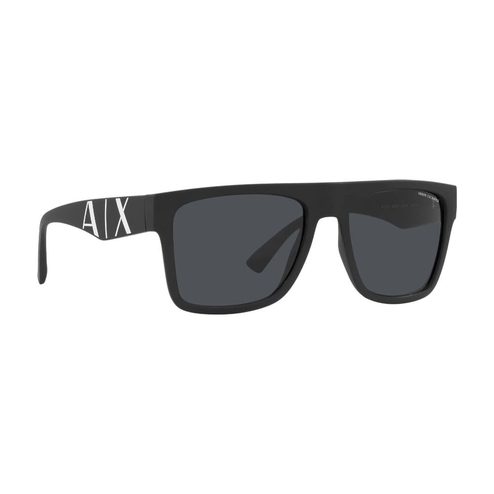 Lentes De Sol Matte Black Sustentable Armani Exchange image number 11.0
