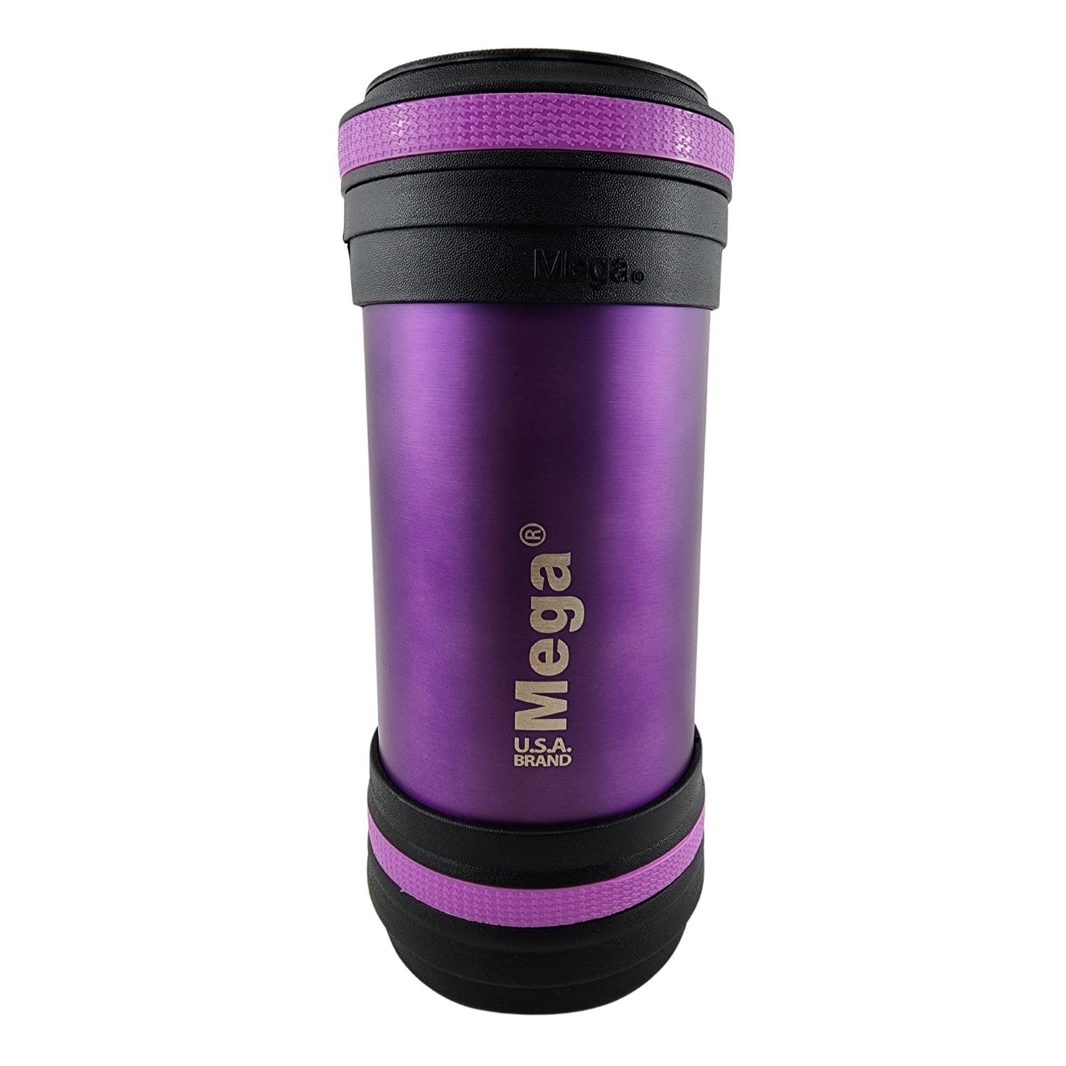 Termo Mega Maxx 600ml Comidas Metalico Acero Inoxidable Morado image number 1.0