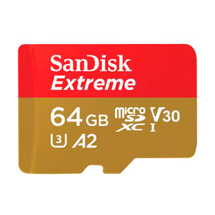 Tarjeta De Memoria Microsd Sandisk 64gb + Adaptador 170mb/s