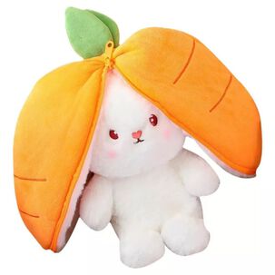 Peluche Conejo Zanahoria Kawaii Naranjo 50 Cm