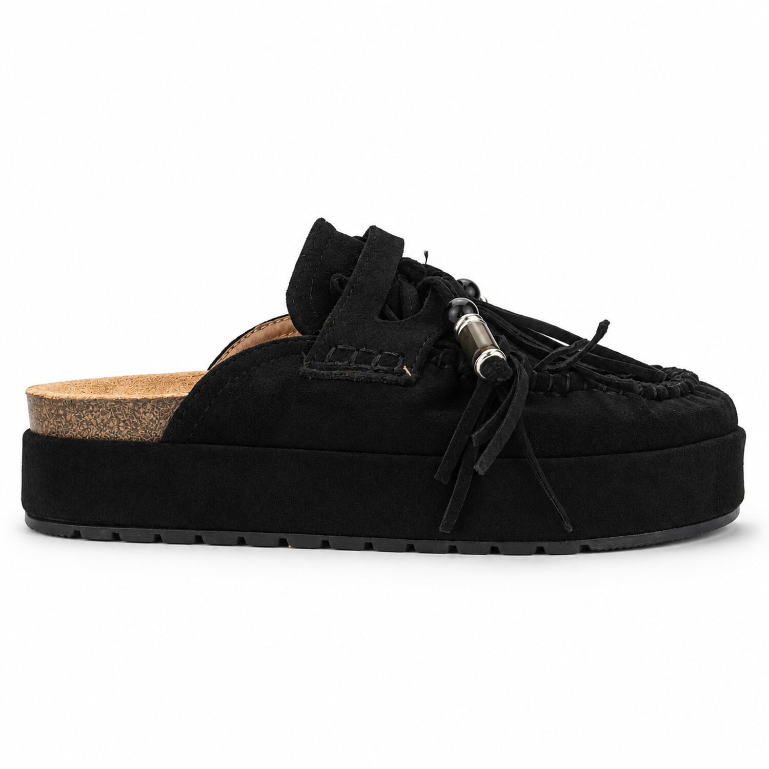Sandalia Negro Mujer Casual Chalada Risco image number 0.0