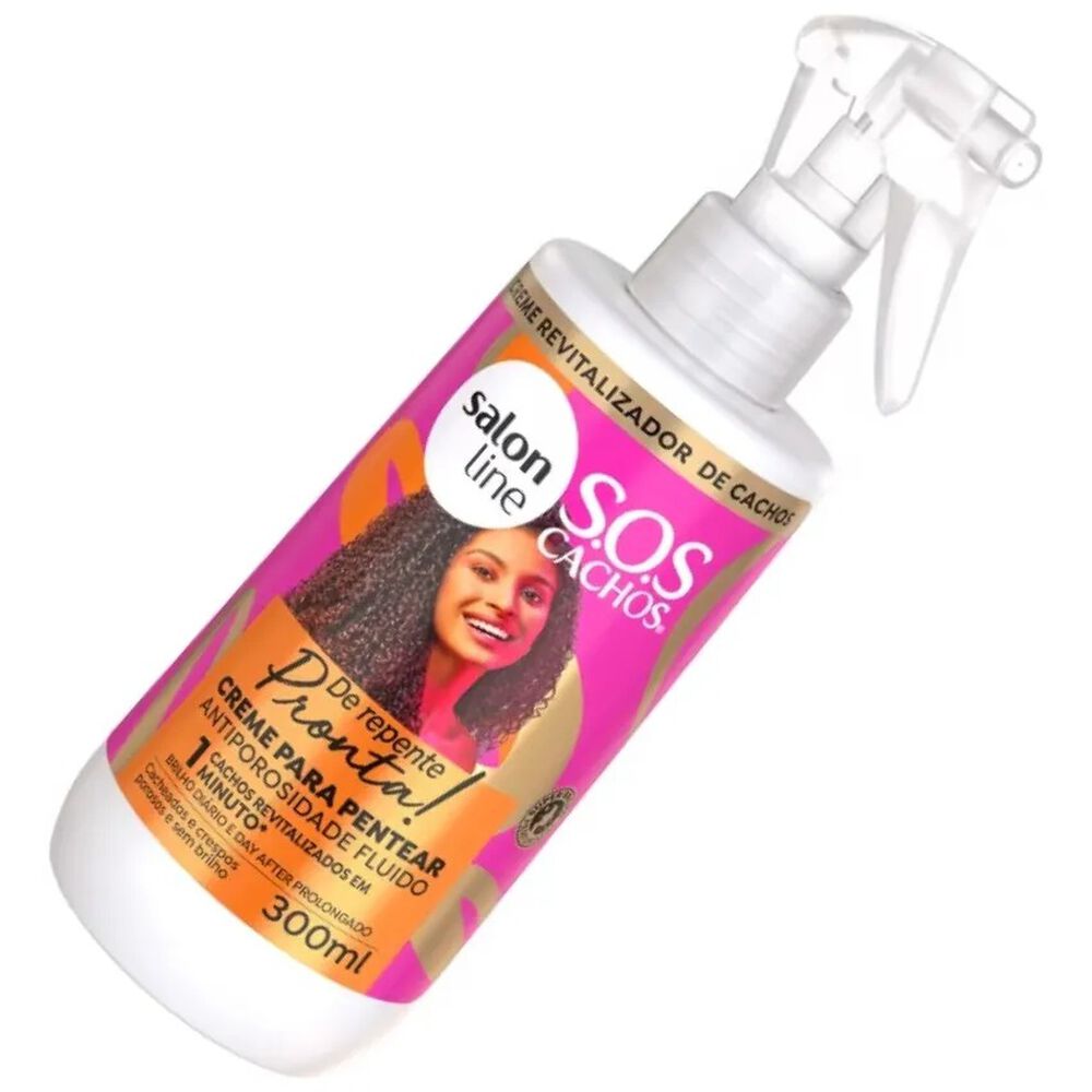 Crema De Peinar Sos Antiporosidade Pronta De 300ml Salonline image number 2.0