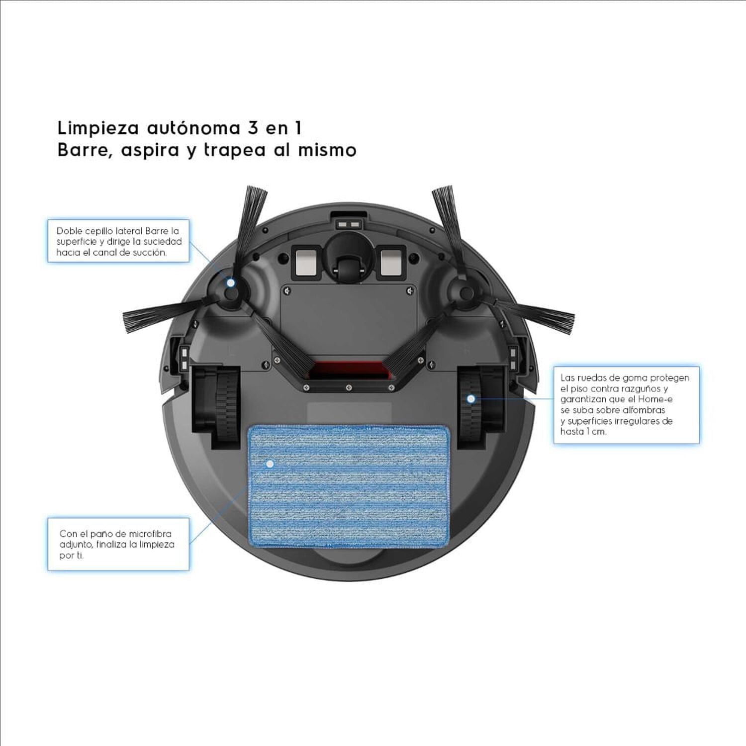 Aspiradora Robot Electrolux Con Tecnolog&iacute;a Aut&oacute;noma Erb30 image number 15.0