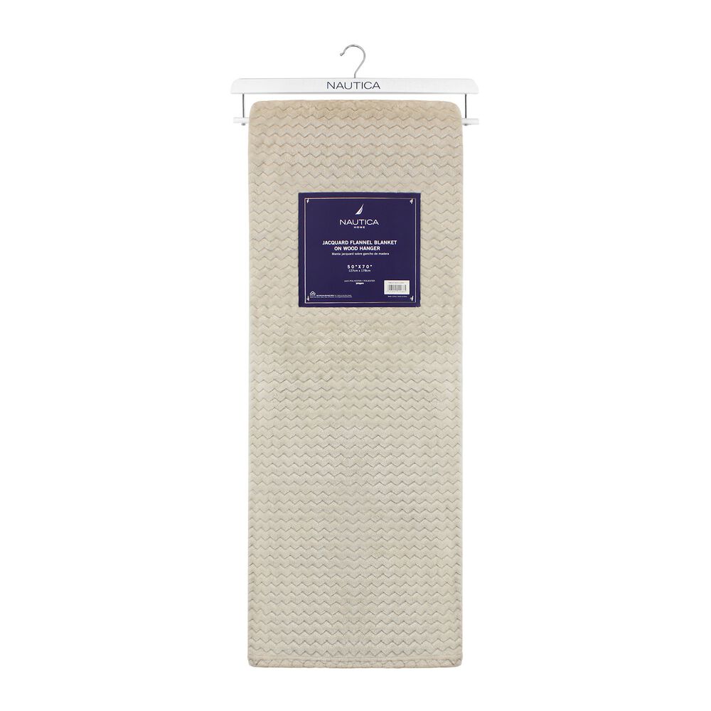 Manta De Cama Nautica Home Jacquard Franela Suave 127x178cm image number 4.0