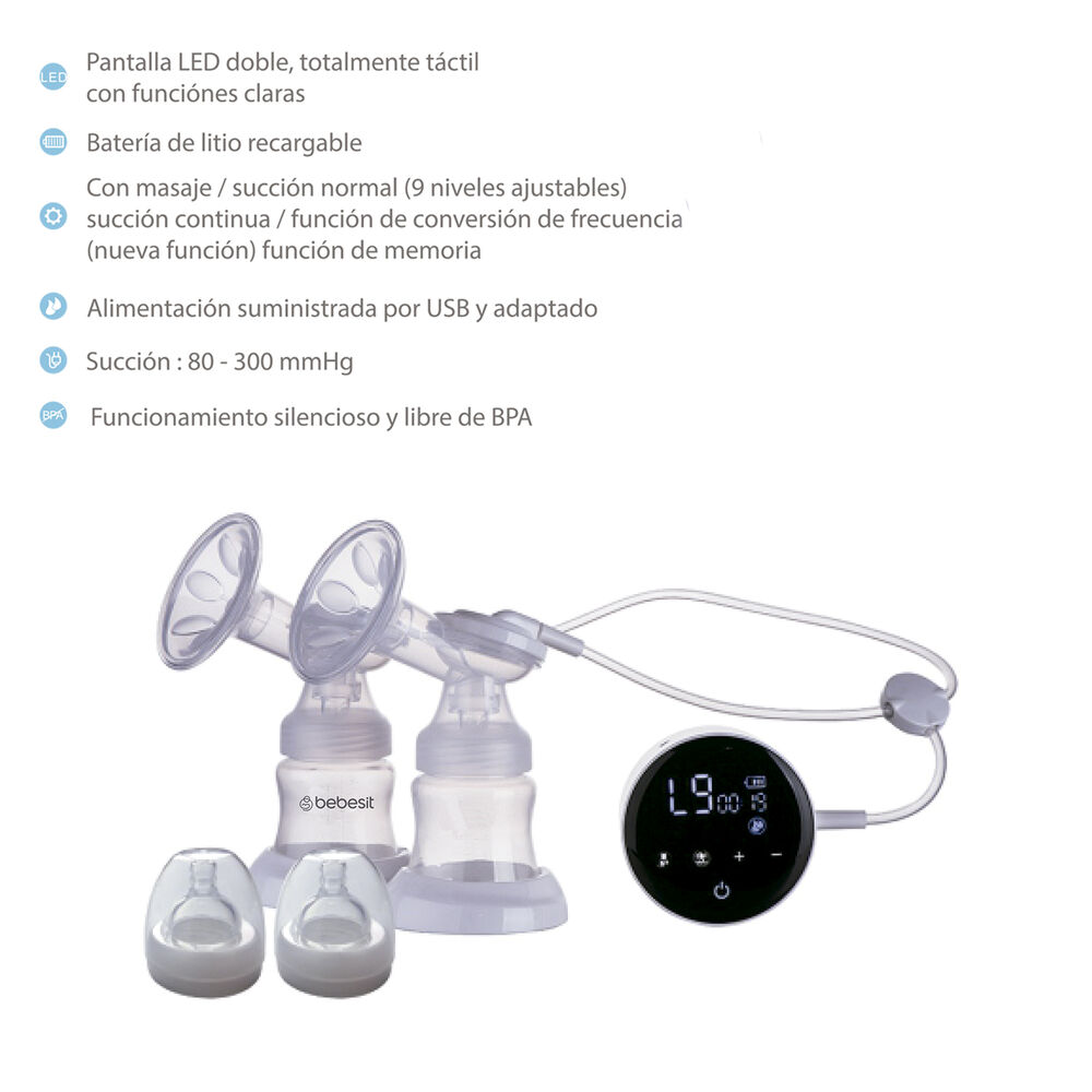 Extractor De Leche Eléctrico Duo Lx image number 2.0