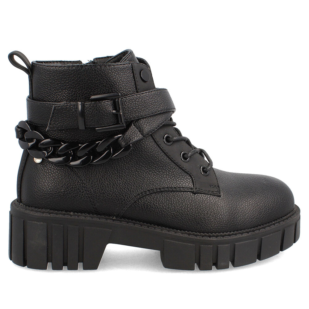 Botín Casual Mujer Bata Chummy Negro image number 4.0