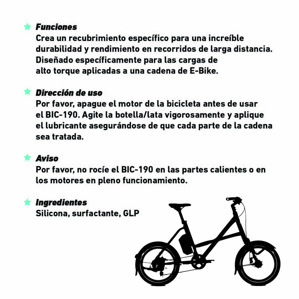 Lubricante De Cadena Electronica Para Bicis image number 4.0