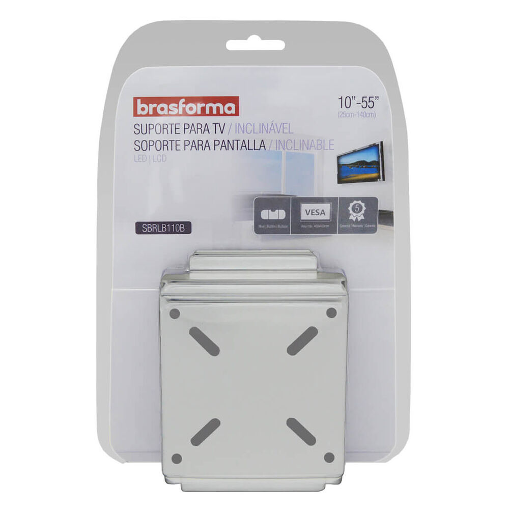 Soporte Tv De 10" A 55" - Inclinable - Blanco Sbrlb110b image number 4.0