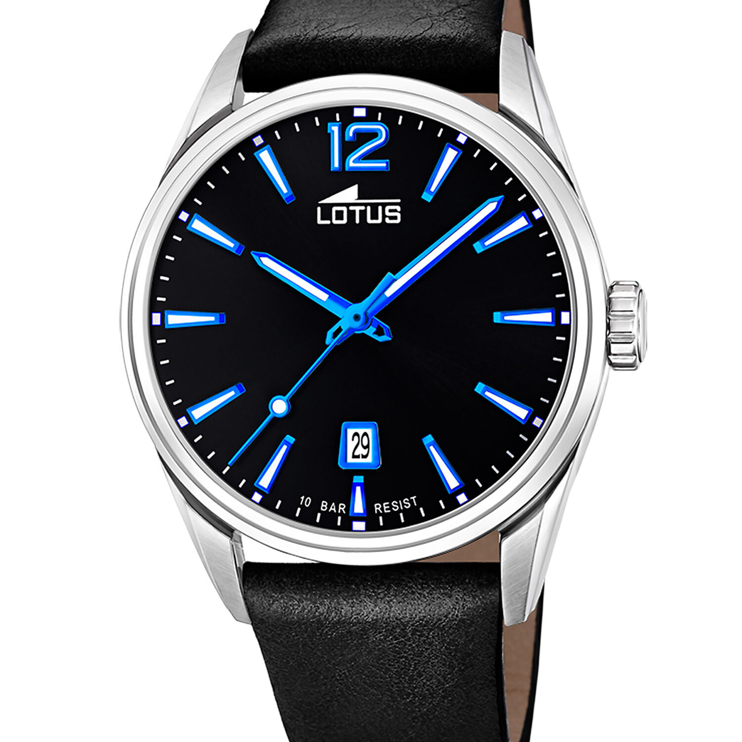 Reloj 18693/6 Lotus Negro Hombre Chrono image number 0.0