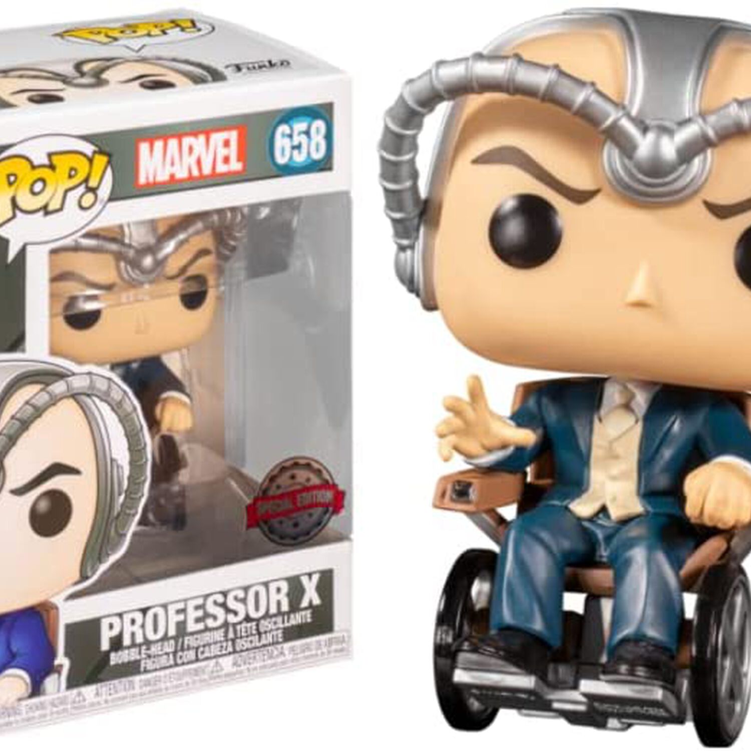 Funko Pop Marvel: Profesor X Cerebro 658- X Men Dr Strange image number 0.0