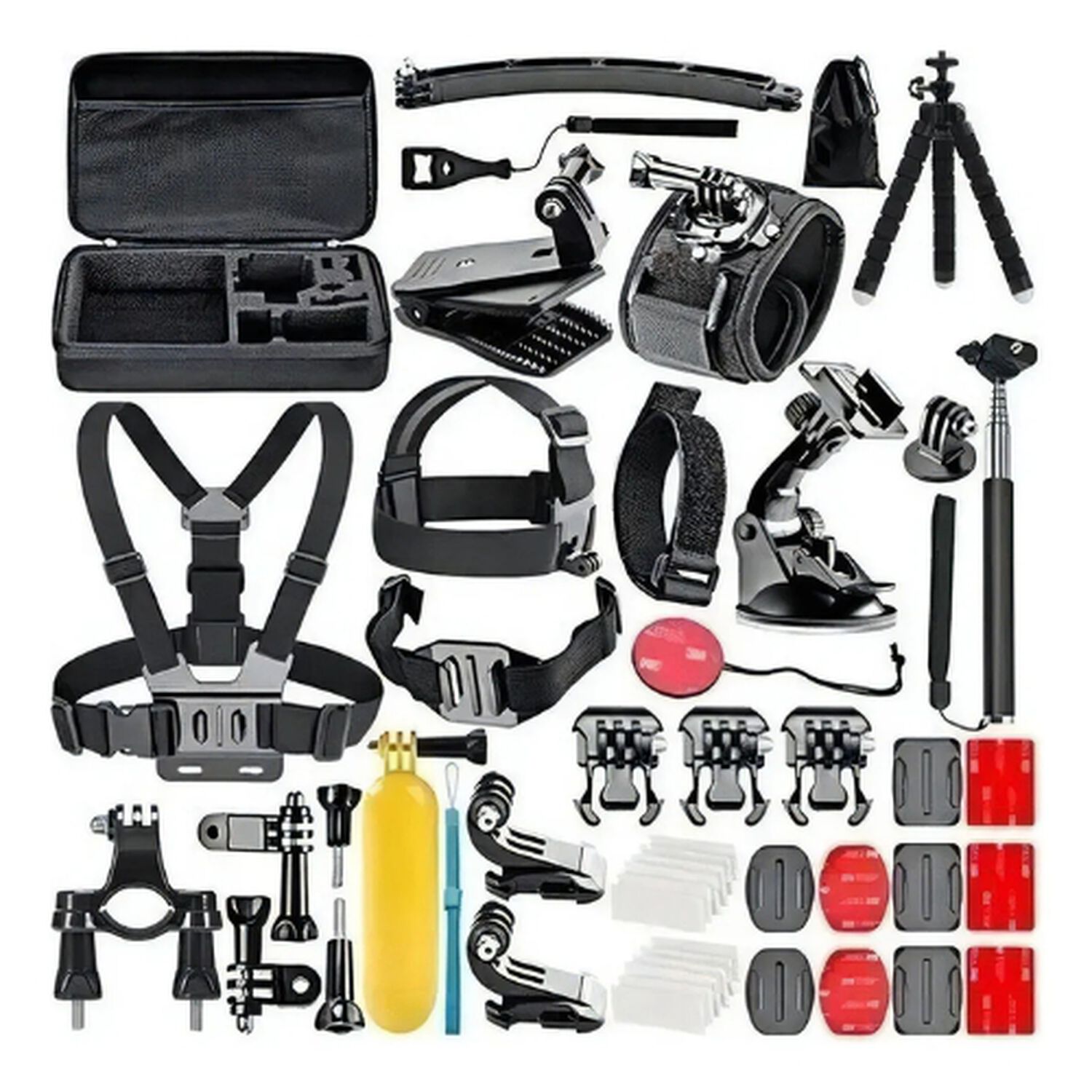 Kit 51 En 1 Accesorios Gopro Y C&aacute;maras Deportivas Con Maleta image number 0.0