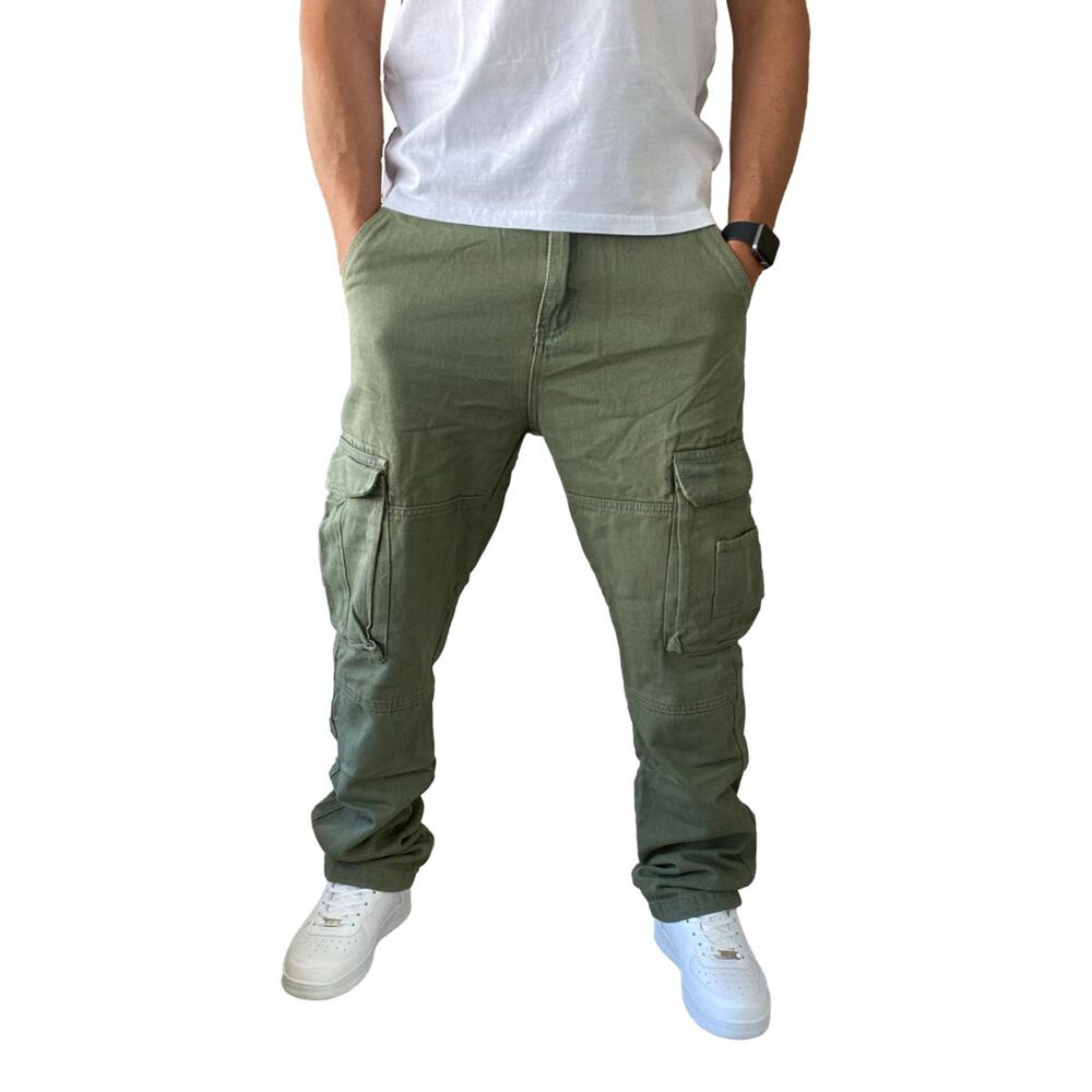 Jeans Diábolo Cargo Relaxed Fit Hombre image number 14.0