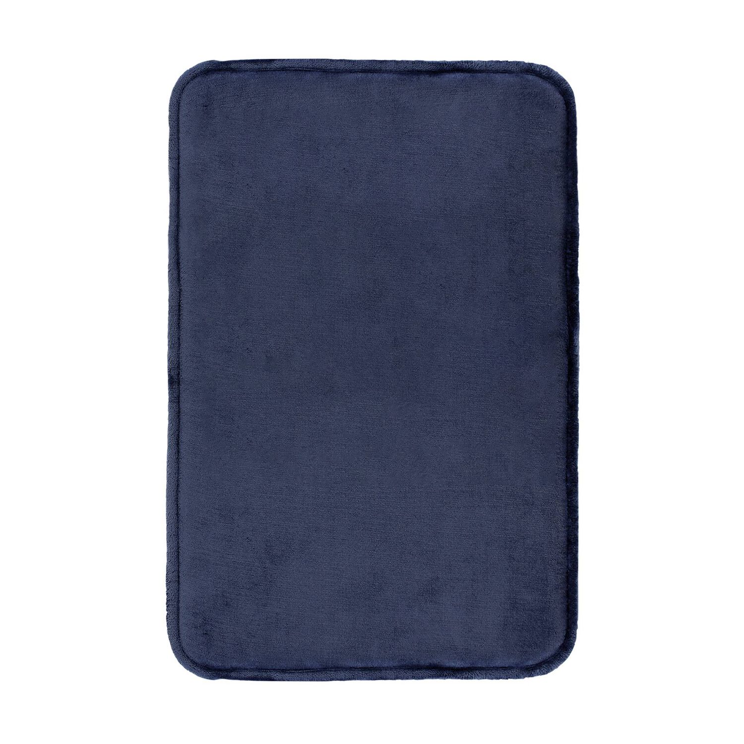Alfombra De Ba&ntilde;o Nautica Home Flannel 40x60cm Antideslizante Azul Marino image number 5.0