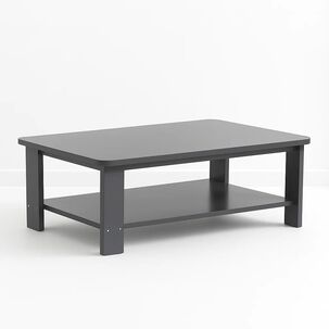 Mesa De Centro Gris 100x50 - Dise&ntilde;o Moderno En Mdf