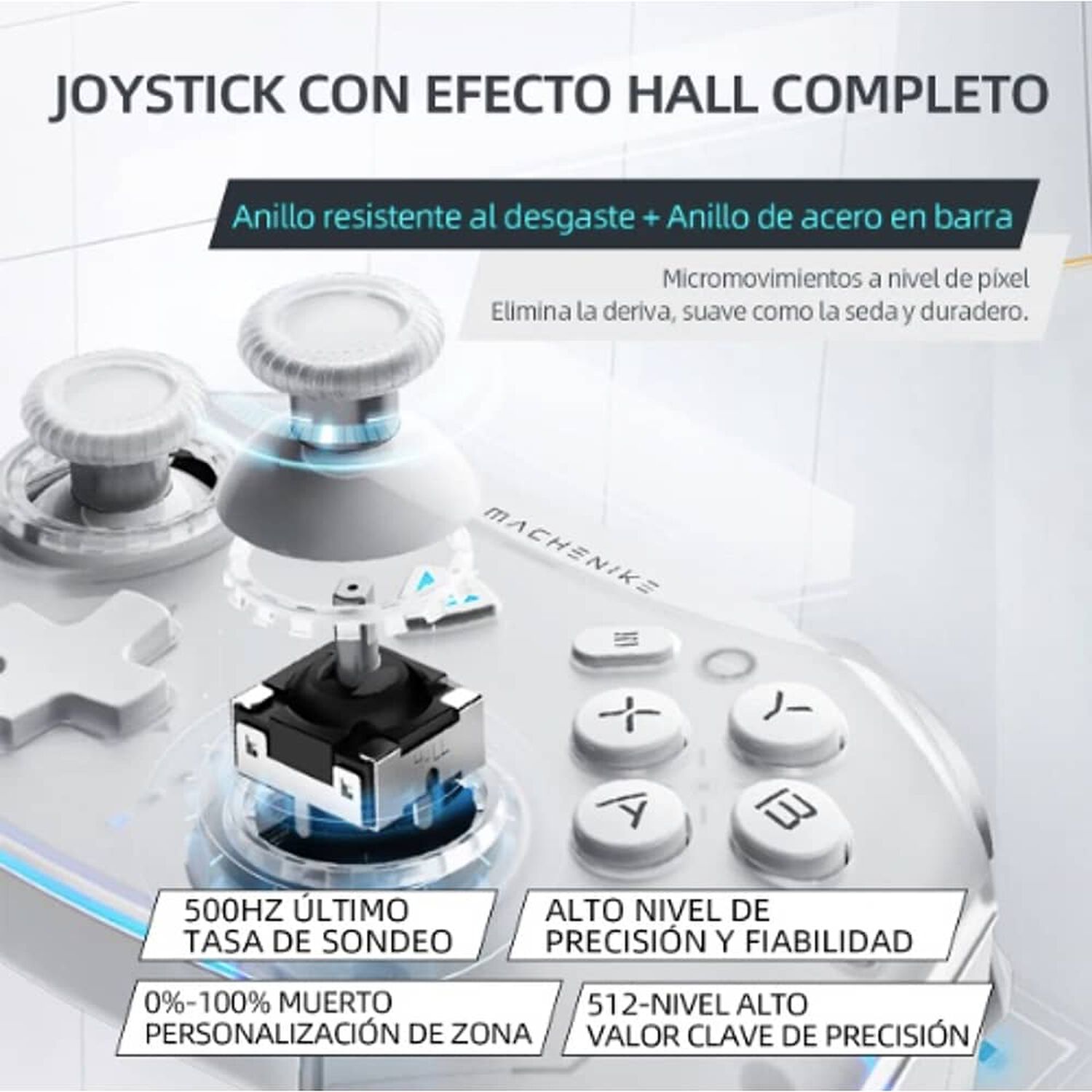 Control Joystick Inal&aacute;mbrico Machenike G5 image number 4.0