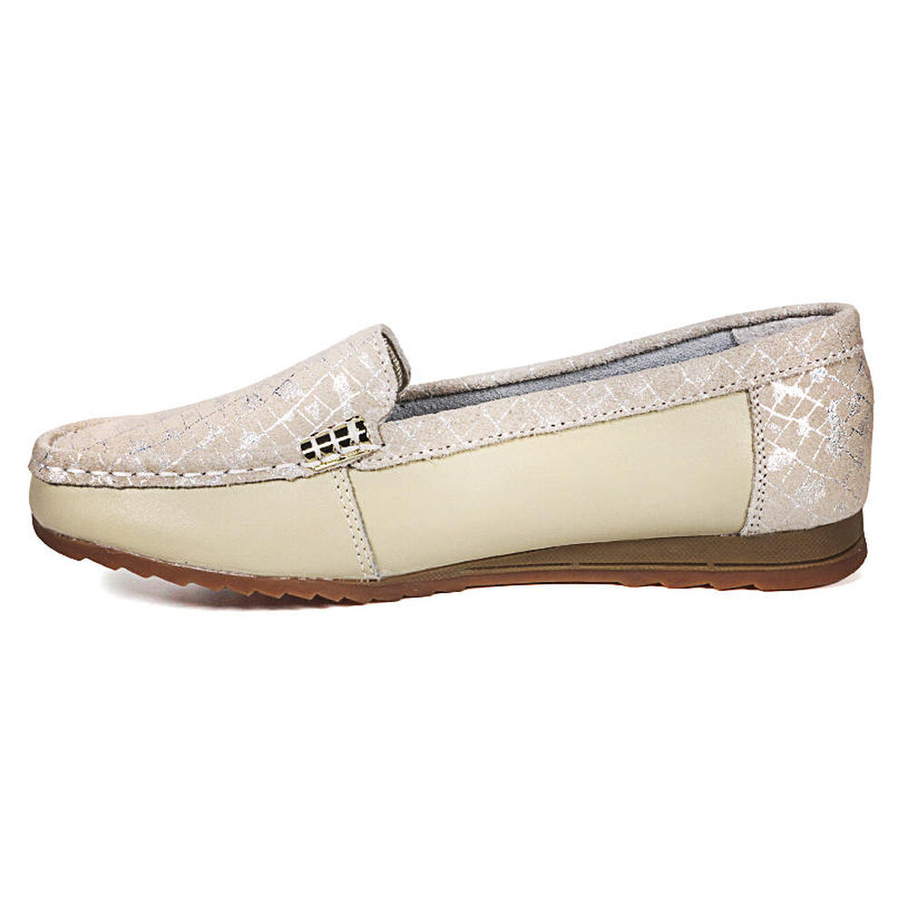 Mocasín Cuero Ethelbeige Snake image number 4.0